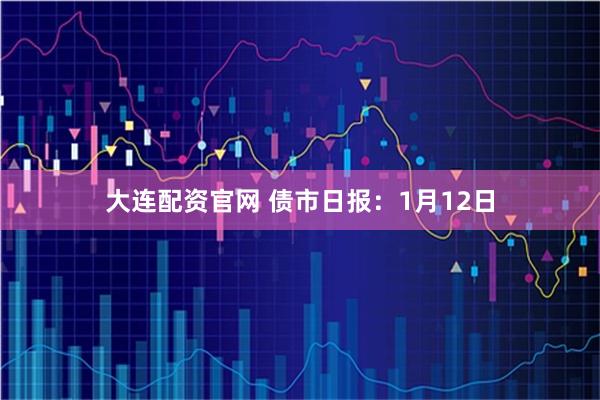 大连配资官网 债市日报:1月12日